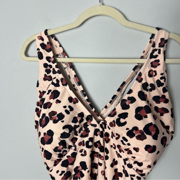 NEW Adore Me Womens Plus Size One Piece Bathing Suit Swim Leopard Print 2X 671 - Picture 6 of 15